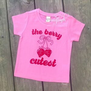 Kids Pink T-Shirt - The Berry Cutest